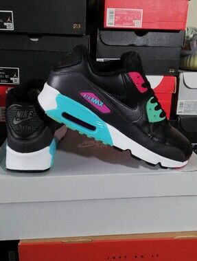 NIKE AIR MAX 90S "SOUTH BEACH" WOMEN'S US SIZE 8.5 GREAT COND